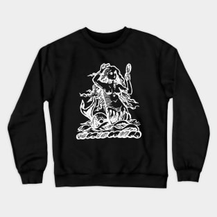 Medieval Heraldic Mermaid Crewneck Sweatshirt